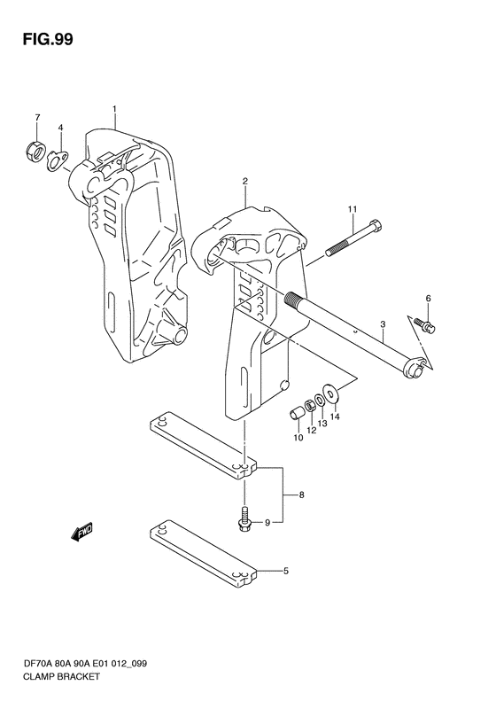 Clamp bracket