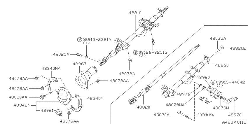 Steering column