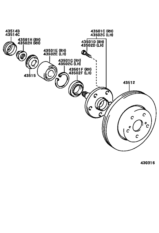 Front Axle Hub