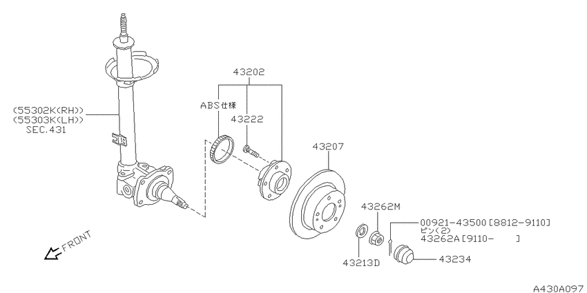 Rear axle