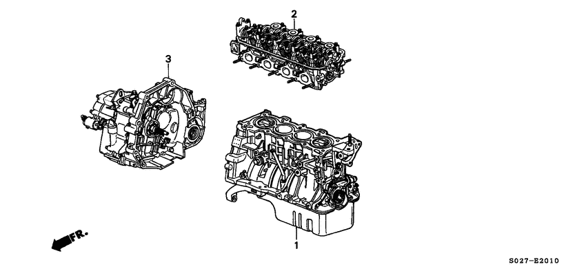 Engine assy./ transmission assy.
