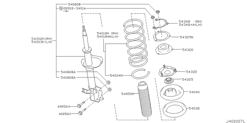 Front suspension