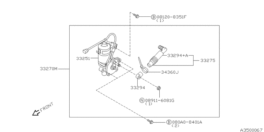 Transfer control parts