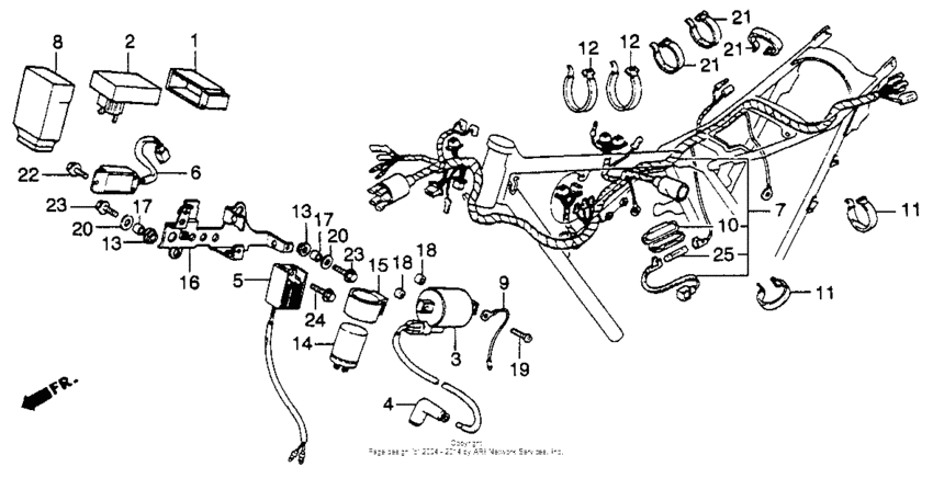 Wire harness + coil 82-83