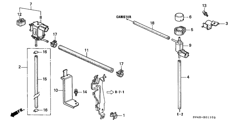 Purge control solenoid valve