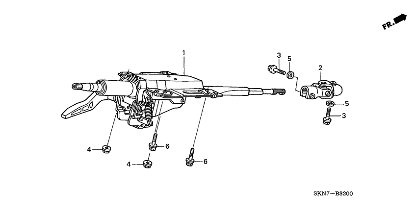 Steering column