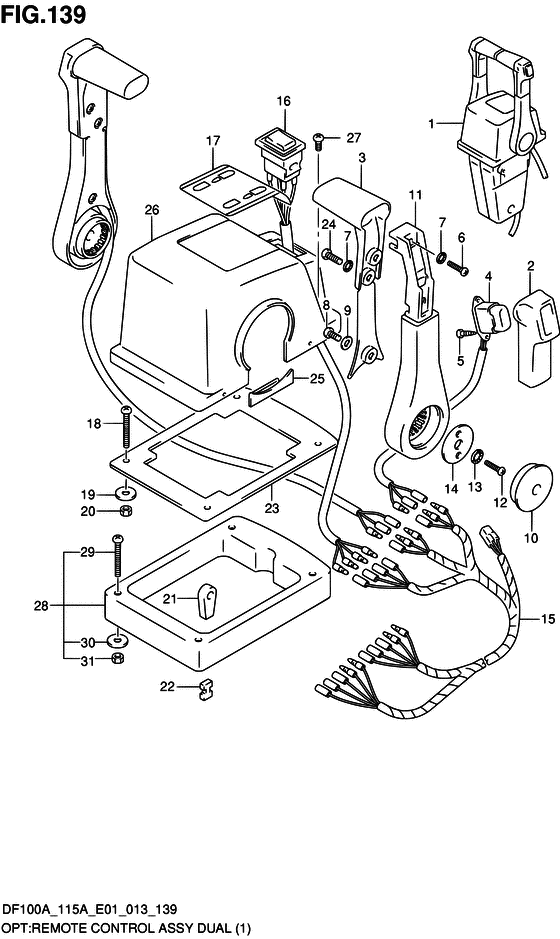Opt:remote control assy dual