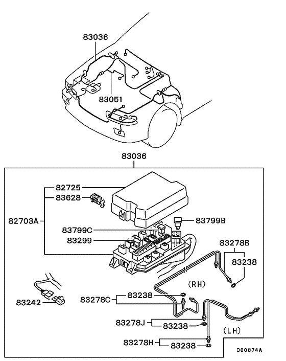 Wiring & attaching parts