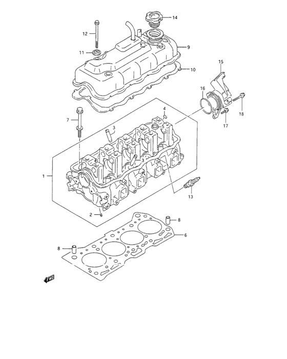 Cylinder head and cover