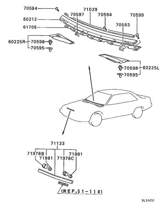 Front garnish & moulding