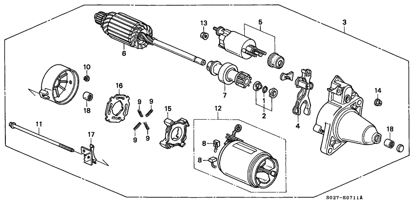Starter motor