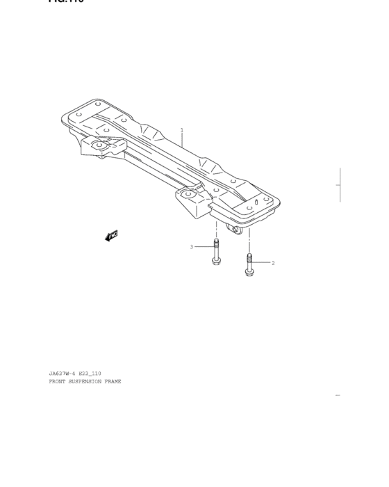 Front suspension frame