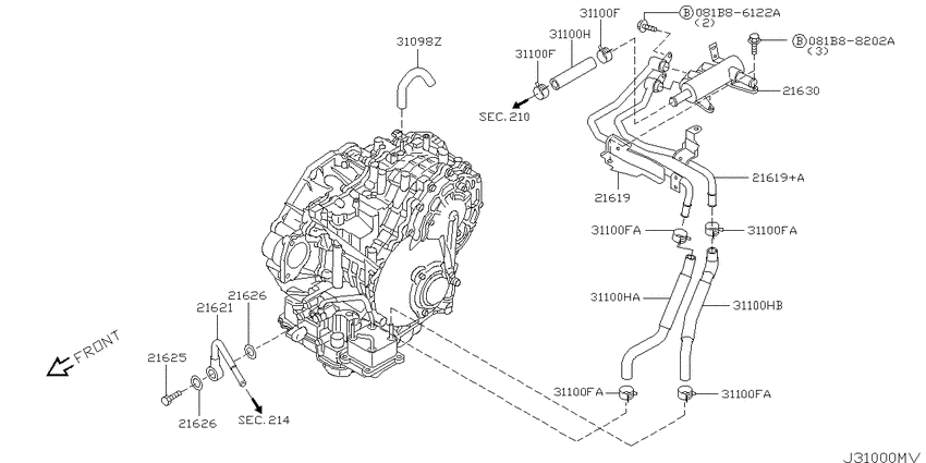 Auto transmission,transaxle & fitting