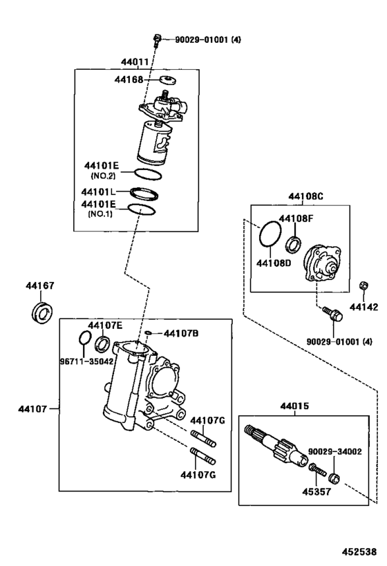 Front Steering Gear & Link