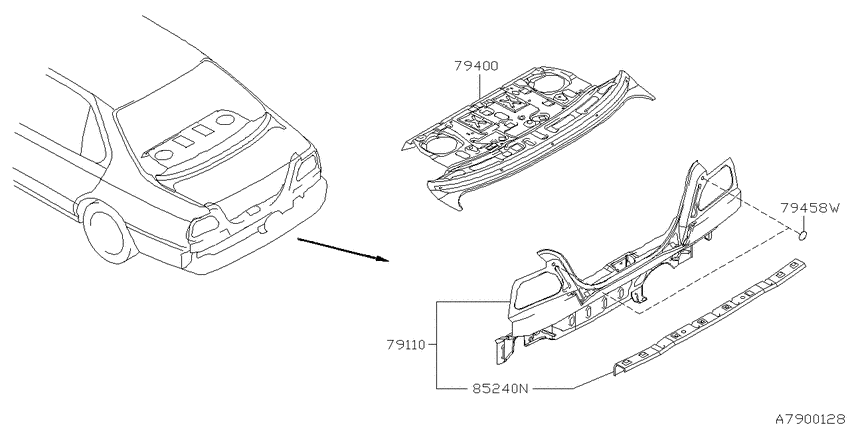 Rear panel & fitting