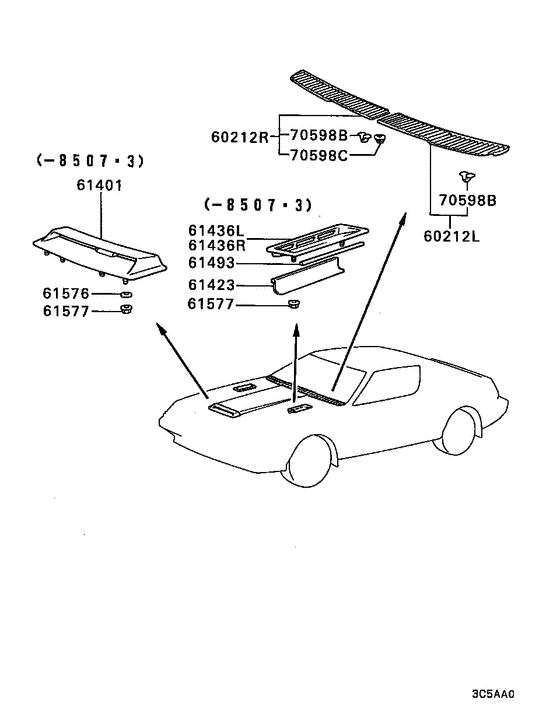 Front garnish & moulding