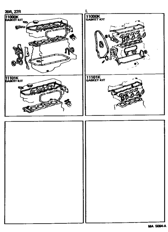 Engine Overhaul Gasket Kit