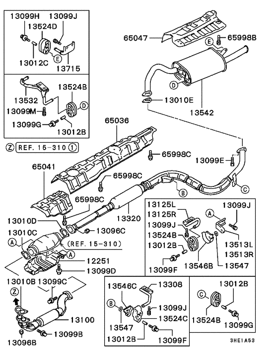 Exhaust pipe & muffler