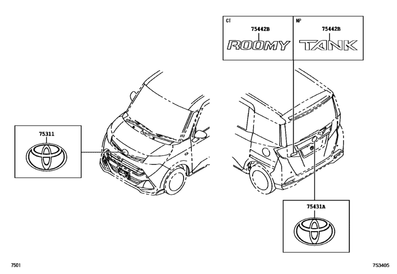 Emblem & Name Plate (Exterior & Interior)