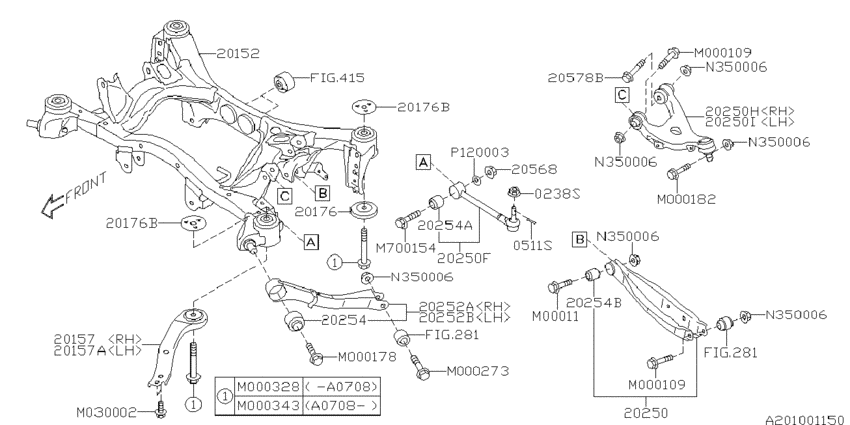Rear suspension