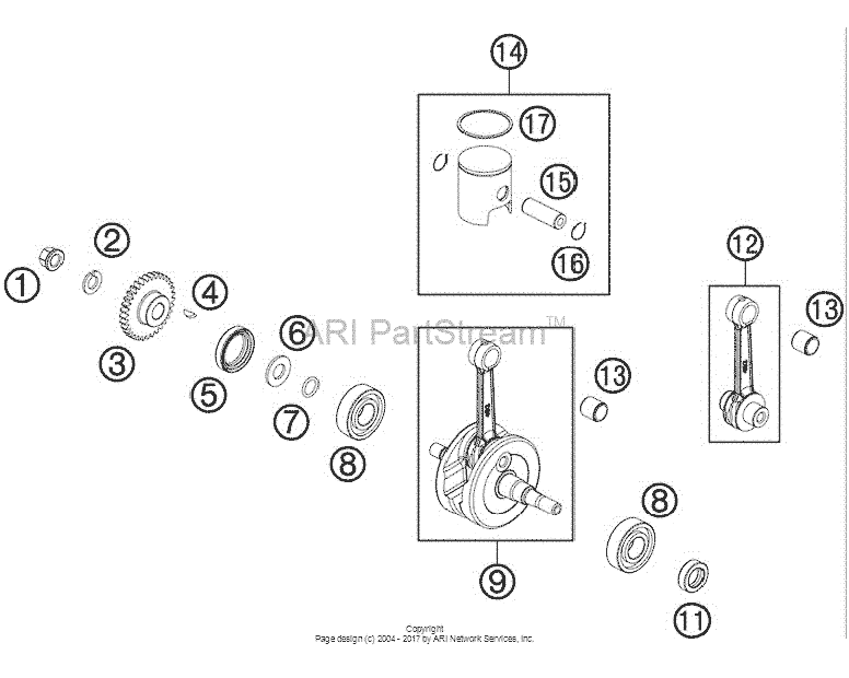 Crankshaft, Piston