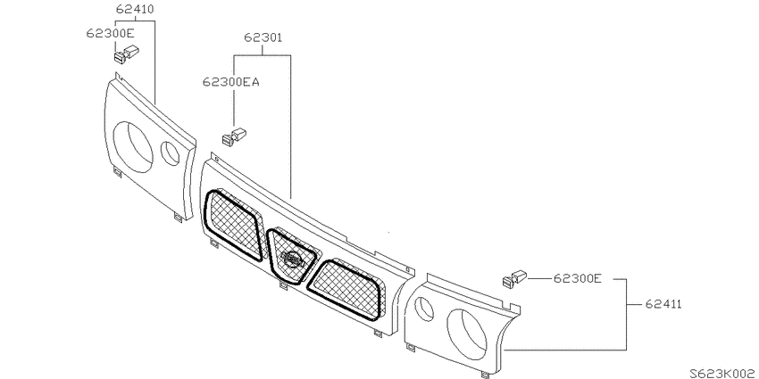 Front grille