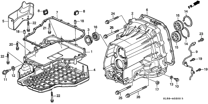 Transmission housing