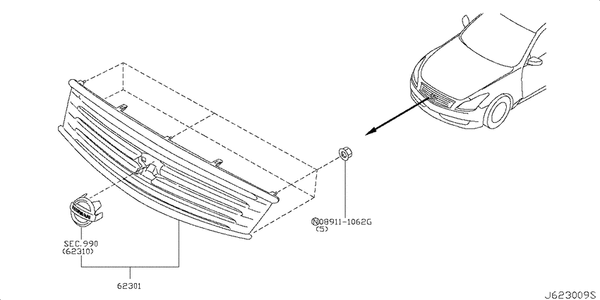 Front grille