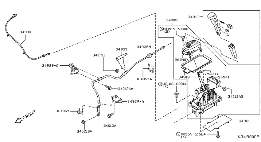 Auto transmission control device