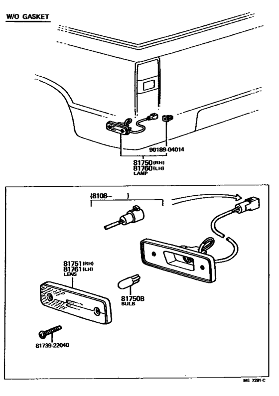 Rear Side Marker Lamp