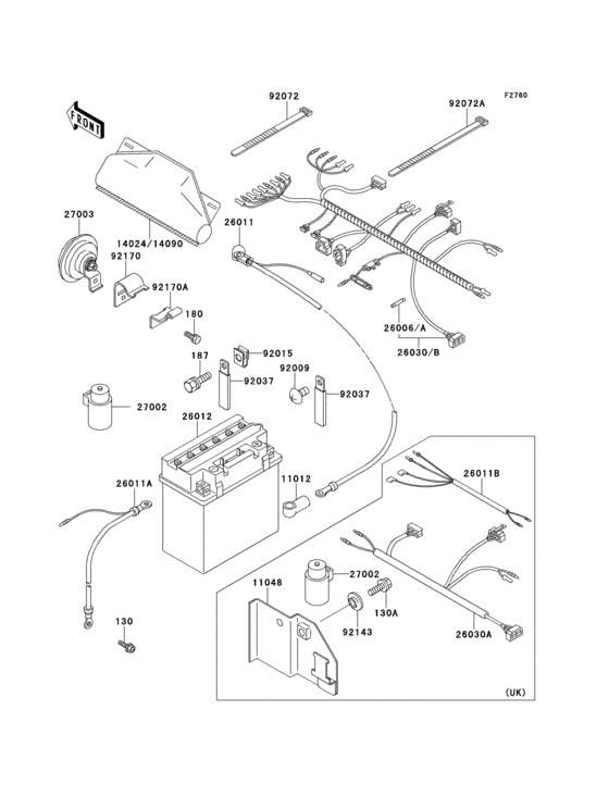 Chassis electrical equipment