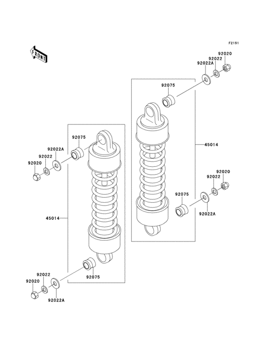 Suspension/shock absorber
