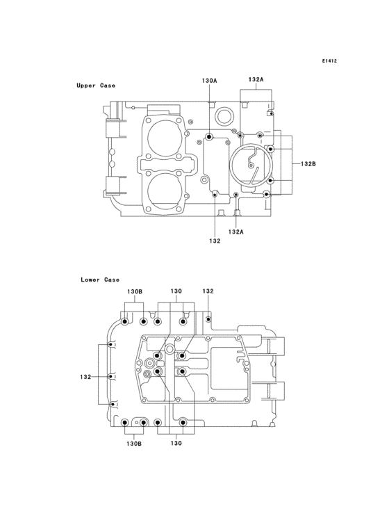 Crankcase bolt pattern