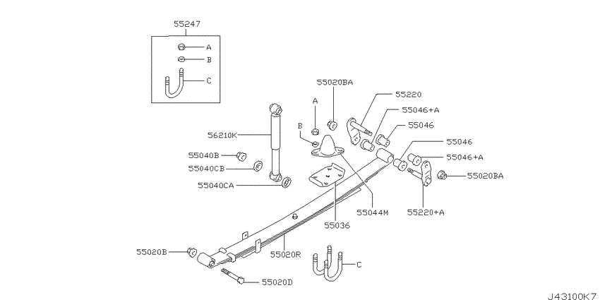 Rear suspension