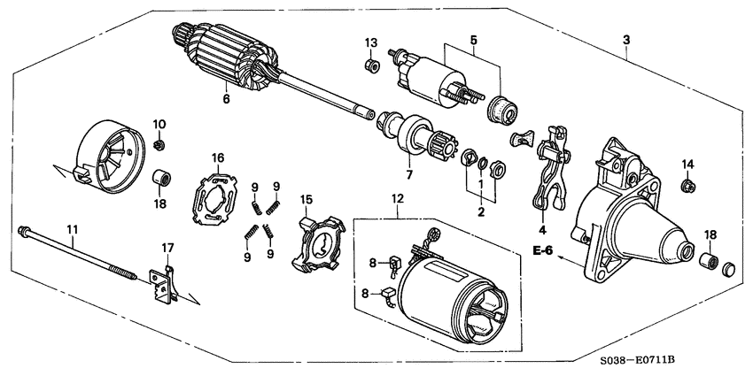 Starter motor