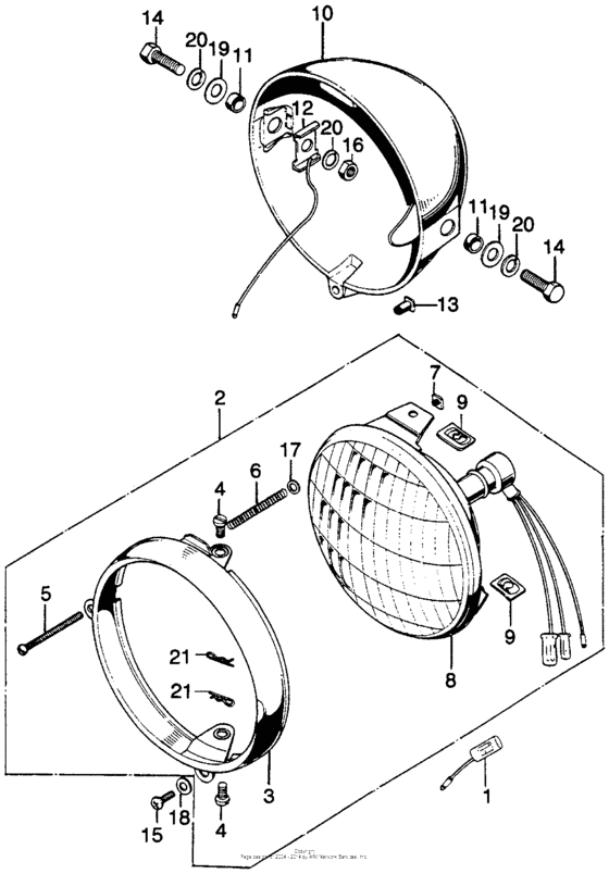 Headlight + headlight case