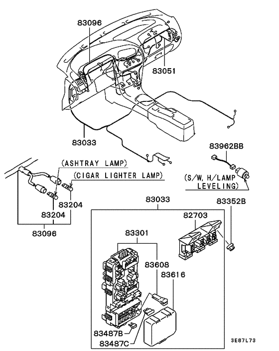 Wiring & attaching parts