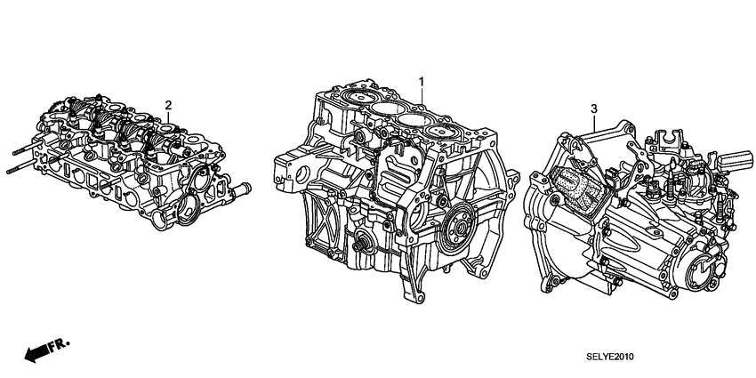 Engine assy./ transmission assy.