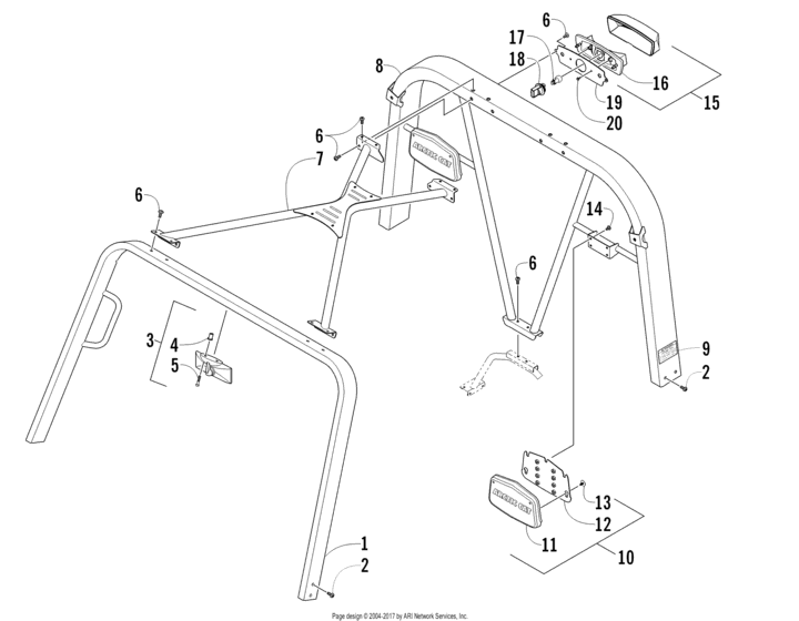 Canopy And Taillight Assembly