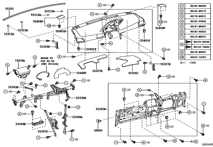 Instrument Panel & Glove Compartment