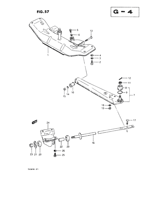 Front suspension frame