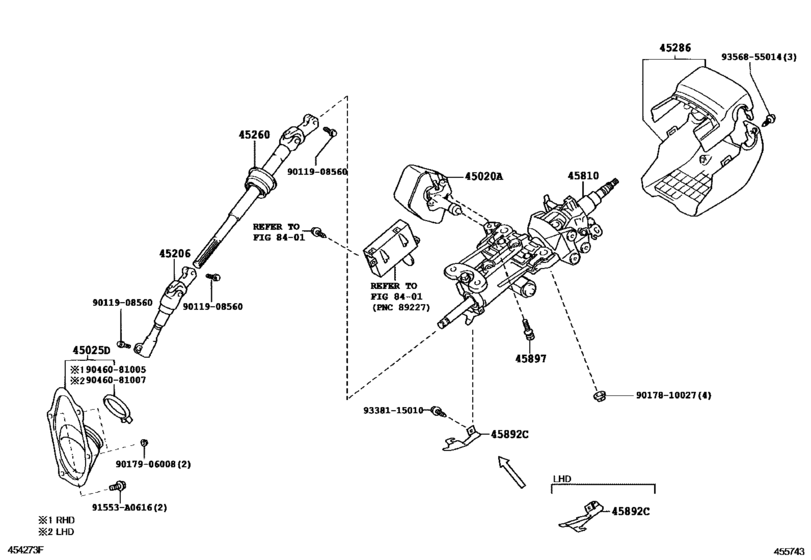 Steering Column & Shaft