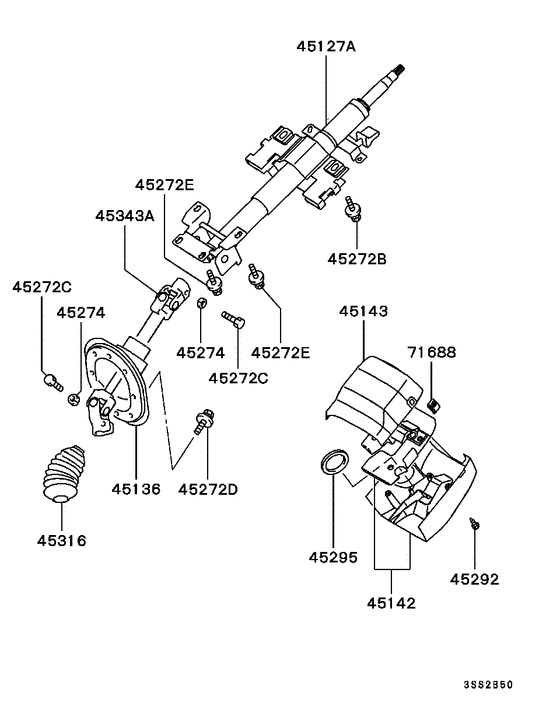 Steering column & cover