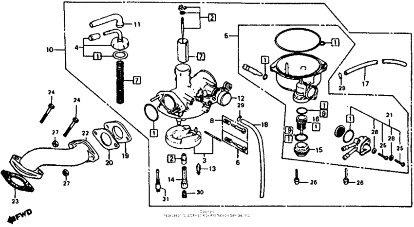 Carburetor 84-85