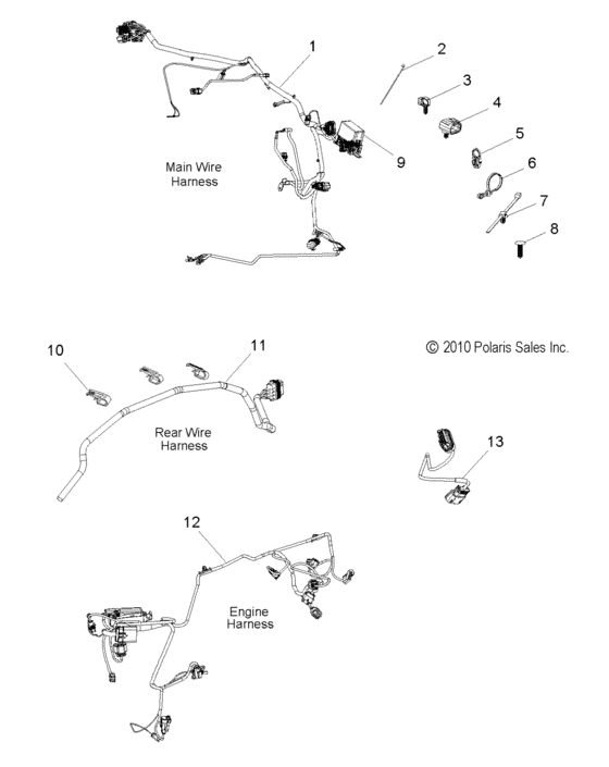 Electrical, wire harnesses