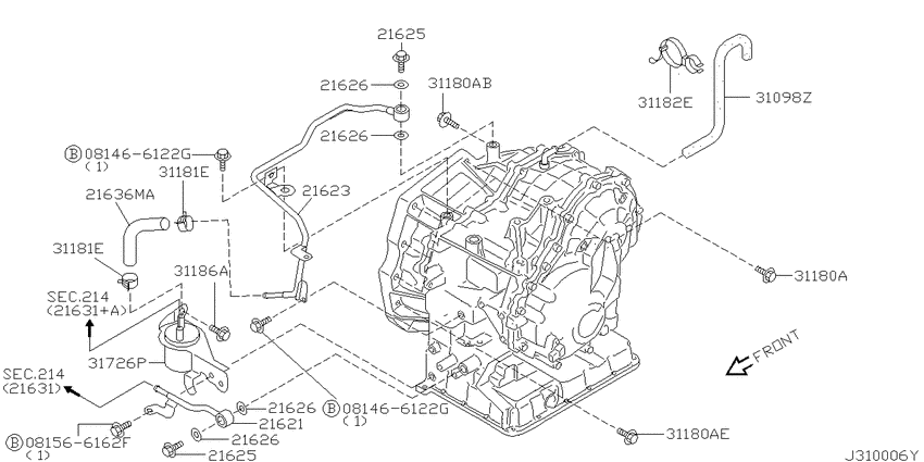 Auto transmission,transaxle & fitting