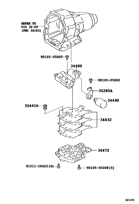 Transfer Valve Body & Valve Lever