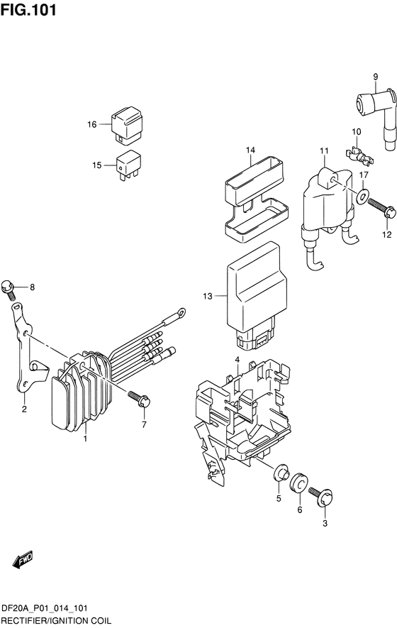 Rectifier/ignition coil