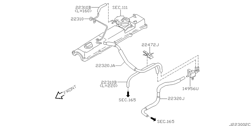 Vacuum piping