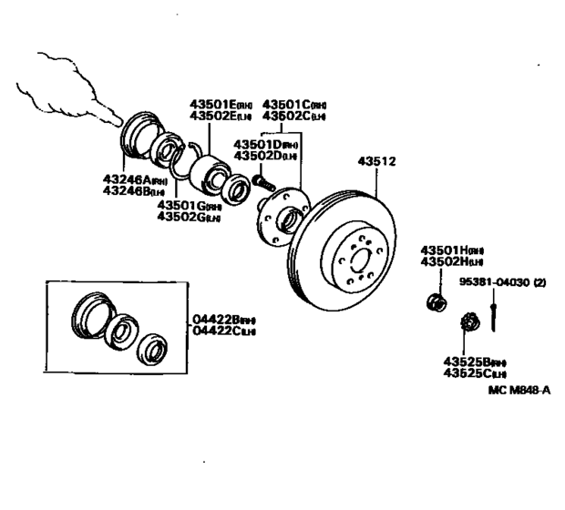 Front Axle Hub